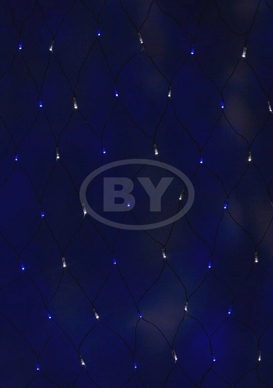 Светодиодная сетка Neon-night 2.5*2.5 м белый/синий [215-032] - обзор