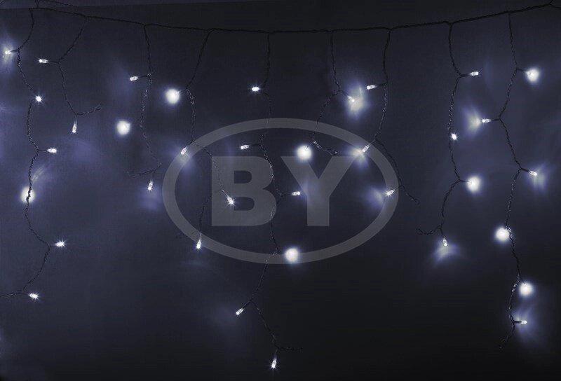 Светодиодная бахрома Айсикл прозрачный Neon-night 4.8*0.6 м белый - характеристики