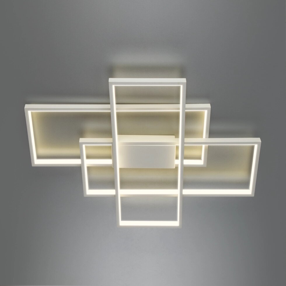 Потолочный светодиодный светильник Eurosvet 90177/3 белый от компании онлайн-магазин maximal - фото 1