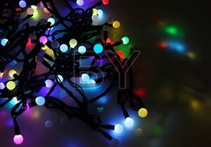 Светодиодная гирлянда Light-neon "LED шарики" RGB 10 м Ø 17.5, 23, 45 мм