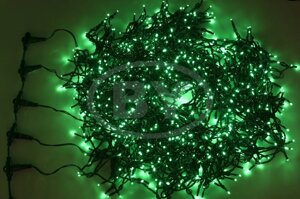 Светодиодная гирлянда Neon-night Клип лайт зелёный 5 нитей по 20 м