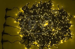 Светодиодная гирлянда Neon-night Клип лайт желтый мерцание 5 нитей по 20 м