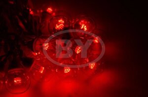 Светодиодная гирлянда Neon-night LED Galaxy Bulb String красный, белый каучук