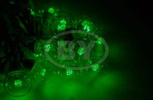 Светодиодная гирлянда Neon-night LED Galaxy Bulb String зелёный, белый каучук