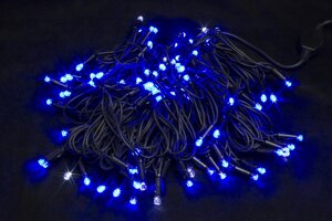 Светодиодная гирлянда уличная Winner Light «Нить 100 LED» 10 м синий