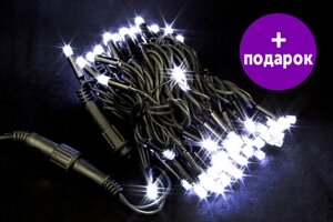 Светодиодная гирлянда Winner Light «Нить 100 LED» 10 м белый