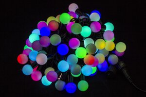 Светодиодная гирлянда Winner Light Нить-шарик 2.2 см, RGB, 100 LED