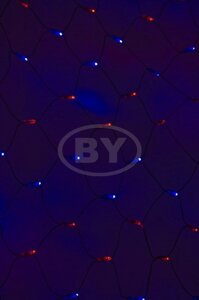 Светодиодная сетка Neon-night 2*1.5 м красный/синий [215-023]
