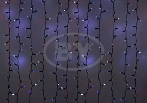 Светодиодная занавес Neon-night 2*1.5 м мерцание синий, белый ПВХ