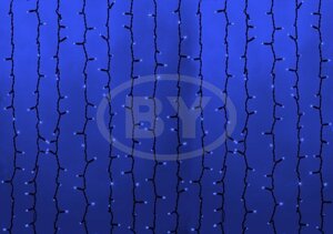 Светодиодная занавес Neon-night 2*1.5 м синий, белый ПВХ