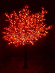 Светодиодное дерево Neon-night Сакура красный 3.6 м,3 м IP 54