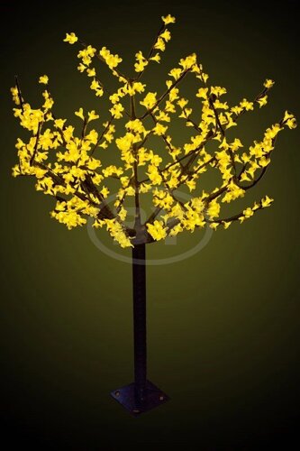Светодиодное дерево Neon-night Сакура желтый 1.5 м,1.3 м