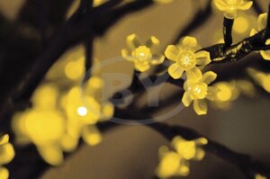 Светодиодное дерево Neon-night Сакура желтый 2.4 м,2 м