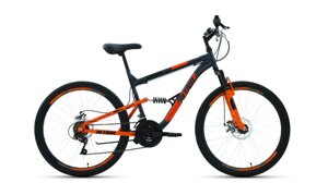 Велосипед Altair Altair MTB FS 26 2.0 Disc 2021 / RBKT1F16E020 (18, темно-серый/оранжевый)