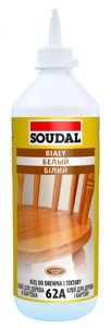 Клей для дерева и картона ПВА Soudal D2 62А белый 250 г