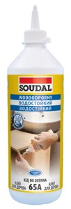 Клей для дерева ПВА Soudal D3 65А водостойкий белый 750 г