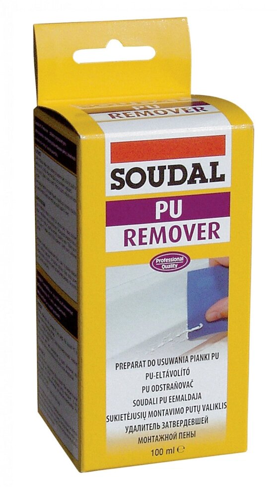 Удалитель затвердевшей пены &quot;Soudal&quot; PU Remover 100 мл - опт