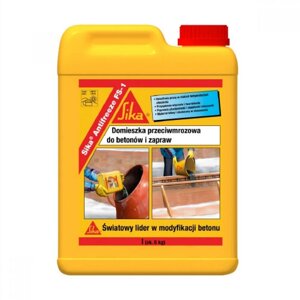 Пластификатор для бетонов и растворов Sika Antifreeze-30 с противоморозной добавкой 5л