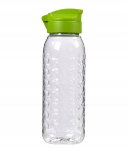 Бутылка Bottle 0,45L, Прозрачный/ зеленый