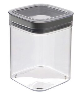 Емкость для сыпучих продуктов Dry Cube 1.3L, серый