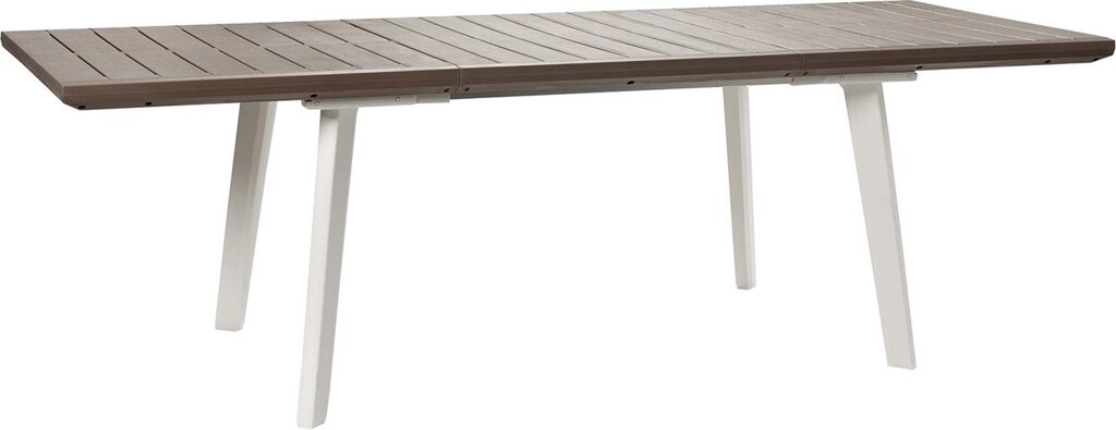 Стол раскладной Harmony extend table Keter, белый/капучино - гарантия