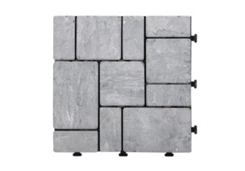 Плитка садовая Stone Mosaic, 30x30см, стальной серый, (6шт. в уп.) от компании ООО "Спрингхауз" - фото 1