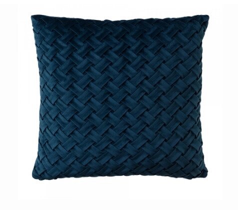 Подушка с чехлом декоративная "Найл" 43*43см, синий от компании ООО "Спрингхауз" - фото 1