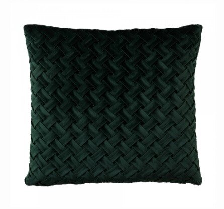 Подушка с чехлом декоративная "Найл" 43*43см, зеленый от компании ООО "Спрингхауз" - фото 1