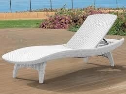 Шезлонг pacific lounger, белый