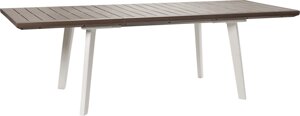 Стол раскладной Harmony extend table Keter, белый/капучино