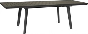 Стол раскладной Harmony extend table Keter, графит/серый