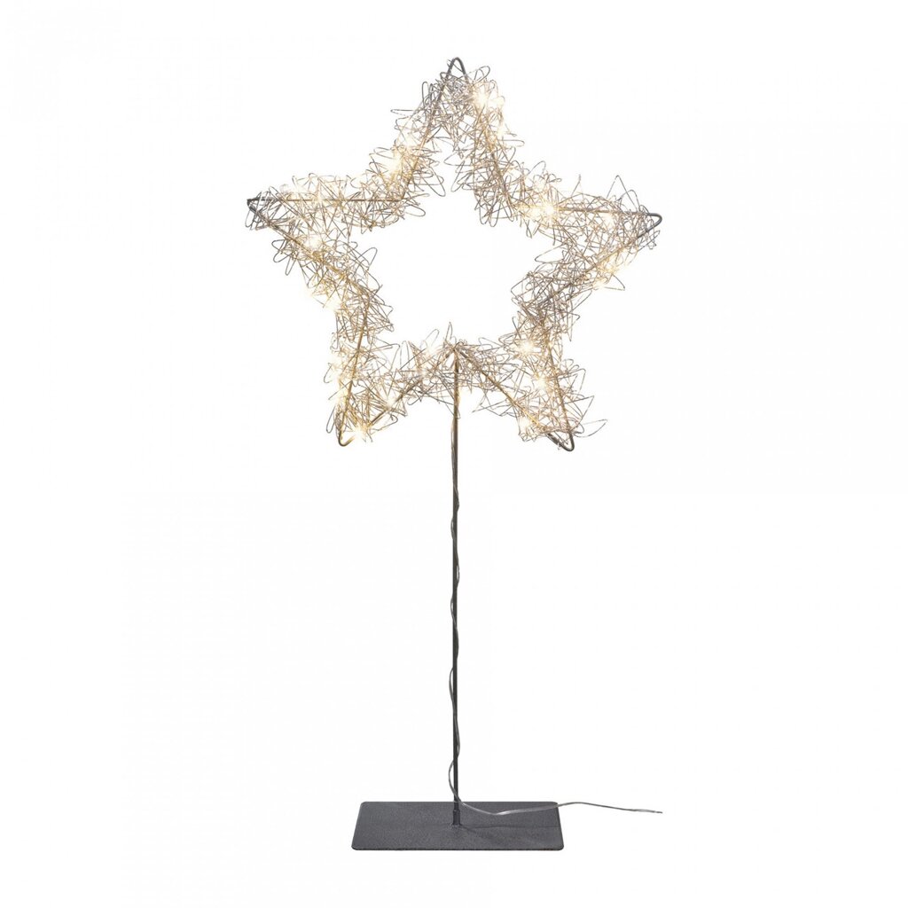 Светодиодная звезда на подставке, 85см, золотистый от компании ООО "Спрингхауз" - фото 1