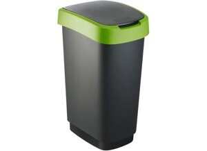 Урна для мусора Twist 50 л Eco, зеленый