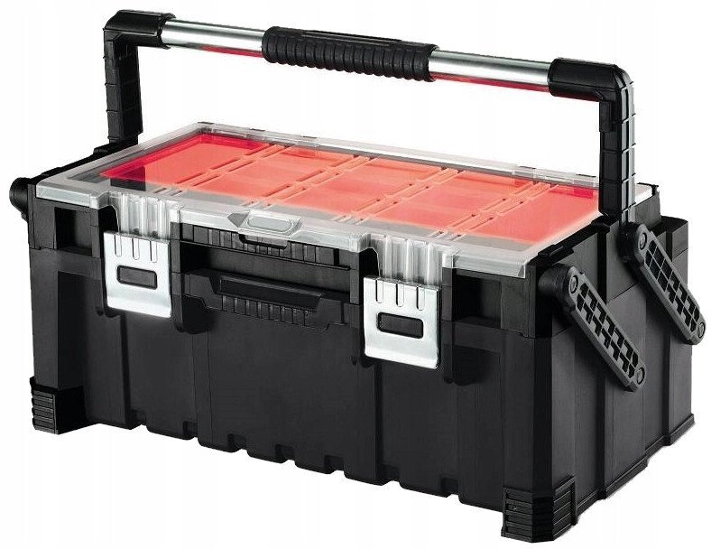 Ящик для инструментов Keter Cantilever Tool Box 22", чёрный/красный от компании ООО "Спрингхауз" - фото 1