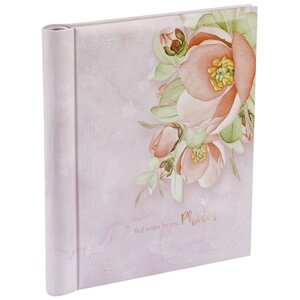 Альбом для фото "Flowery", 28x23 см, розовый