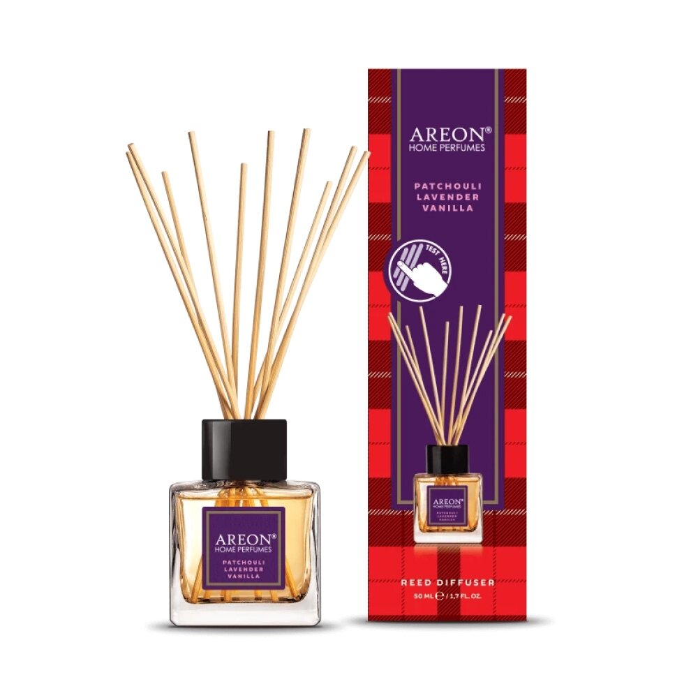 Аромадиффузор Areon Home perfume sticks пачули, лаванда и ваниль, 50 мл от компании «Офистон маркет» - фото 1