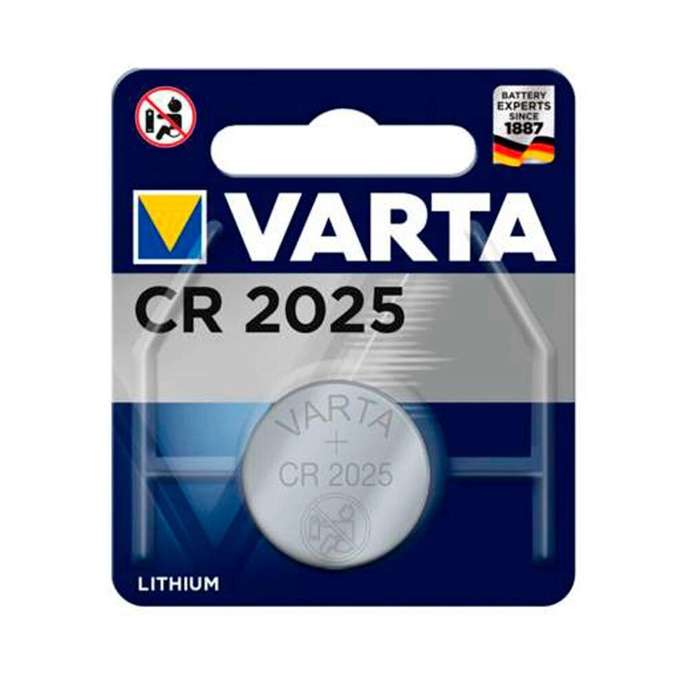 Батарейка литиевая дисковая Varta "Lithium CR2025", 1 шт. от компании «Офистон маркет» - фото 1