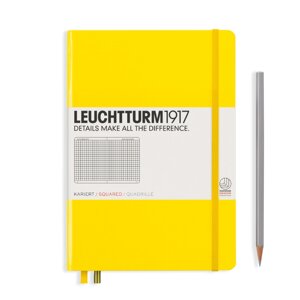 Блокнот "Leuchtturm1917. Classic", А5, 251 листов, клетка, лимонный