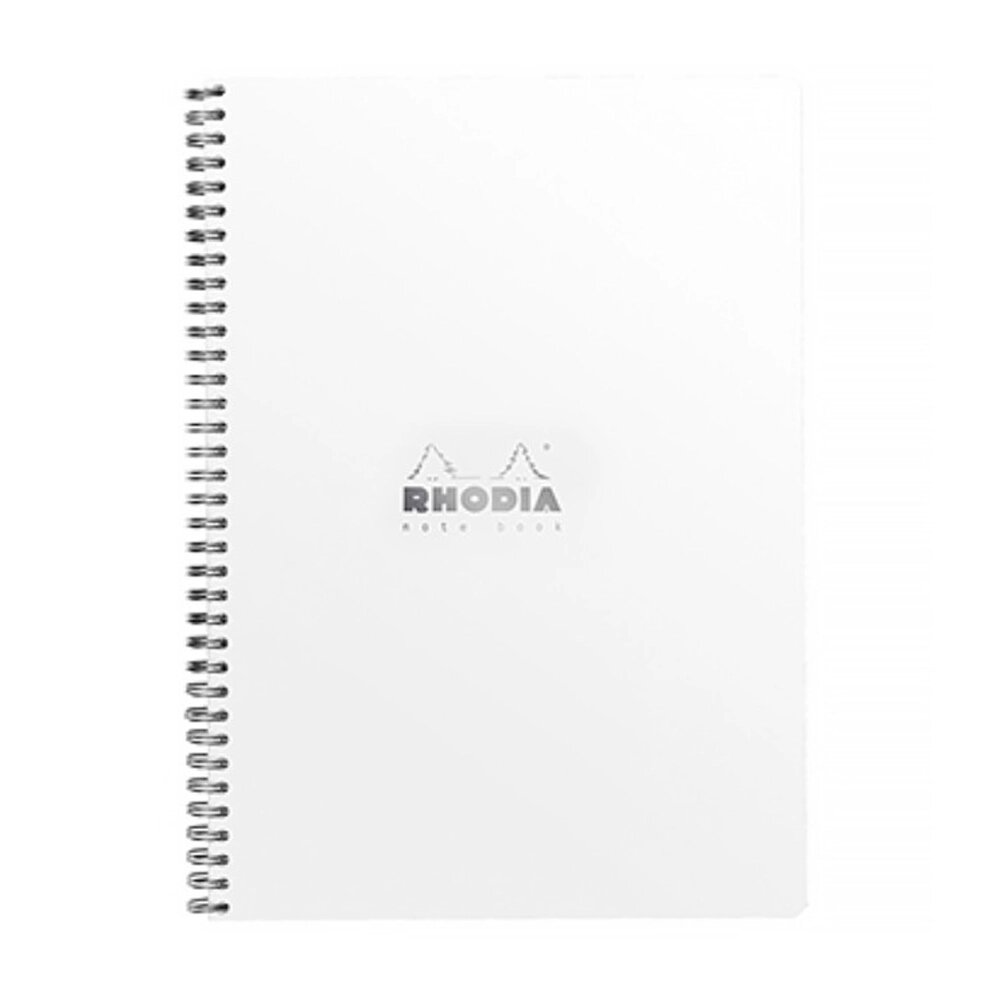 Блокнот "Rhodia", А4+, 160 страниц, в клетку, белый от компании «Офистон маркет» - фото 1