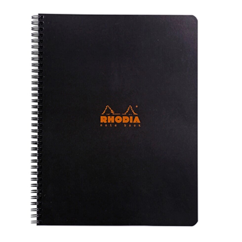 Блокнот "Rhodia", А4+, 80 листов, клетка, черный от компании «Офистон маркет» - фото 1