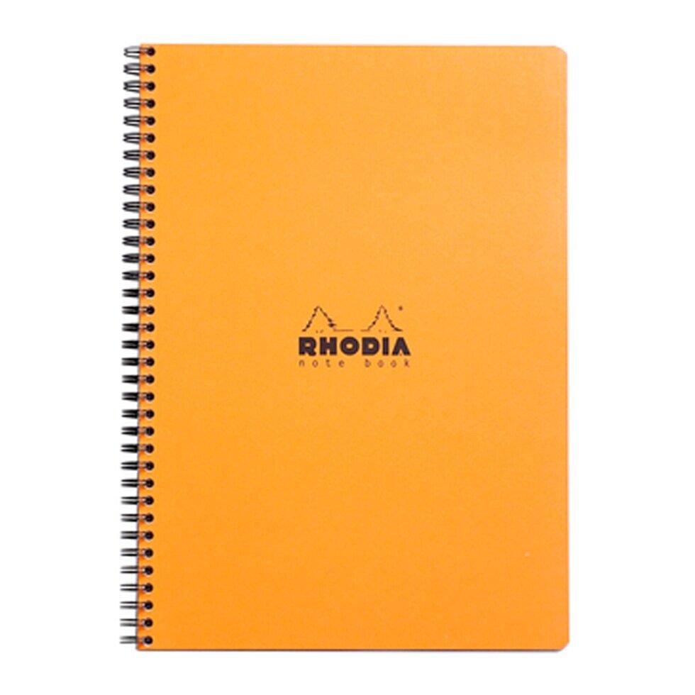 Блокнот "Rhodia", А4+, 80 листов, клетка, оранжевый от компании «Офистон маркет» - фото 1