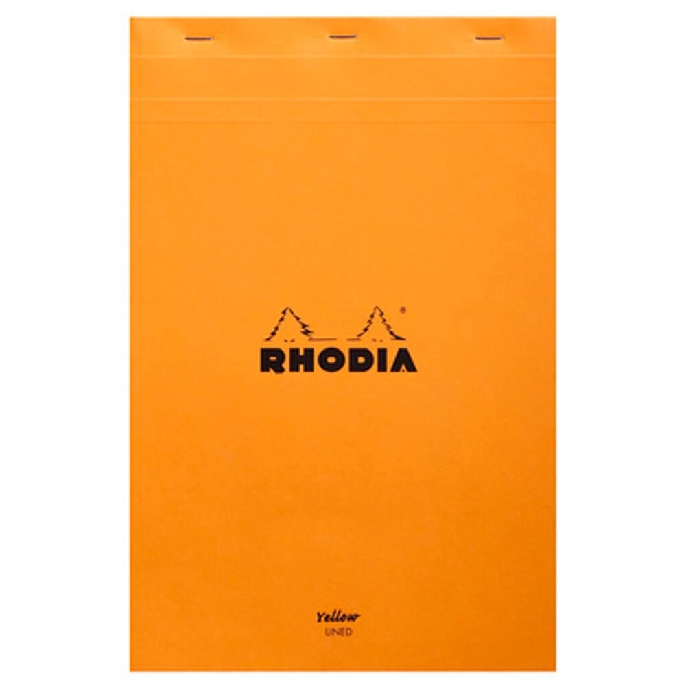 Блокнот "Rhodia", А4+, 80 листов, линейка, оранжевый от компании «Офистон маркет» - фото 1