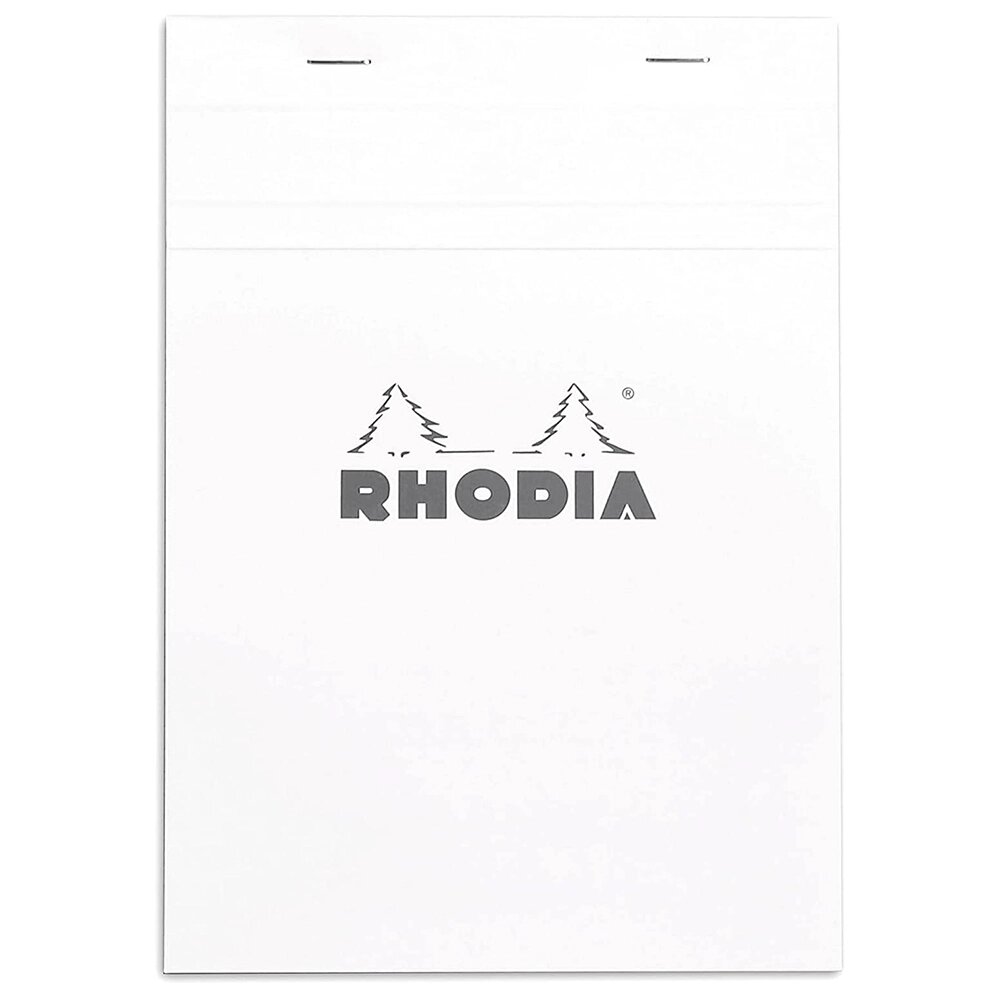 Блокнот "Rhodia", А5, 80 листов, клетка, белый от компании «Офистон маркет» - фото 1