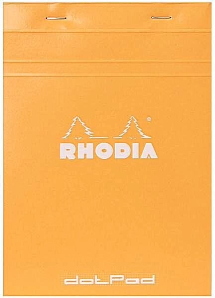 Блокнот "Rhodia", A5, 80 листов, клетка, оранжевый от компании «Офистон маркет» - фото 1