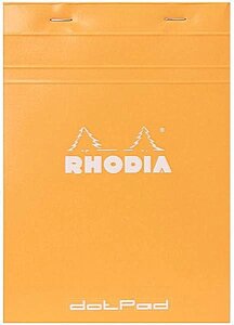 Блокнот "Rhodia", A5, 80 листов, клетка, оранжевый