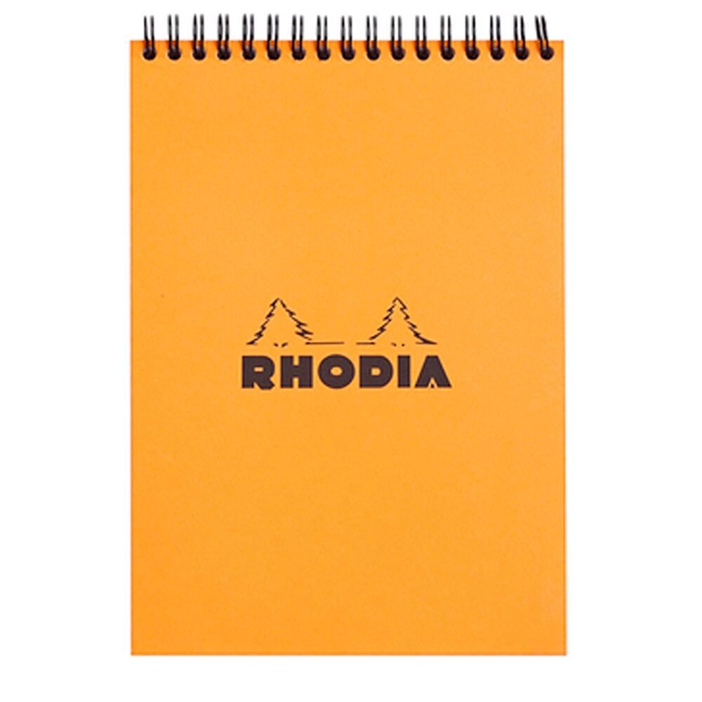 Блокнот "Rhodia", A5, 80 листов, линейка, оранжевый от компании «Офистон маркет» - фото 1