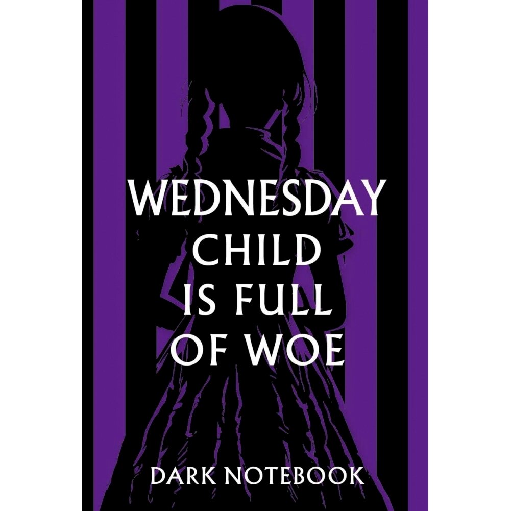 Блокнот "Wednesday child is full of woe. Dark notebook", А5, 96 страниц, 3 шт от компании «Офистон маркет» - фото 1