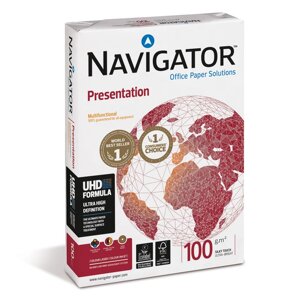 Бумага "Navigator Presentation", A4, 500 листов, 100 г/м2,50%