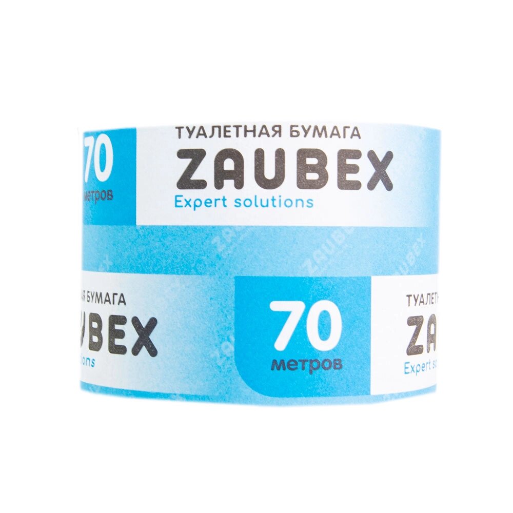 Бумага туалетная "Zaubex" со втулкой, 70м от компании «Офистон маркет» - фото 1