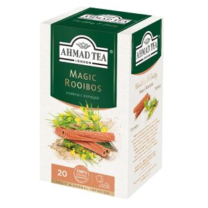 Чай "Ahmad Tea" Magic Rooibos, 20 пакетиковx2 г, травяной